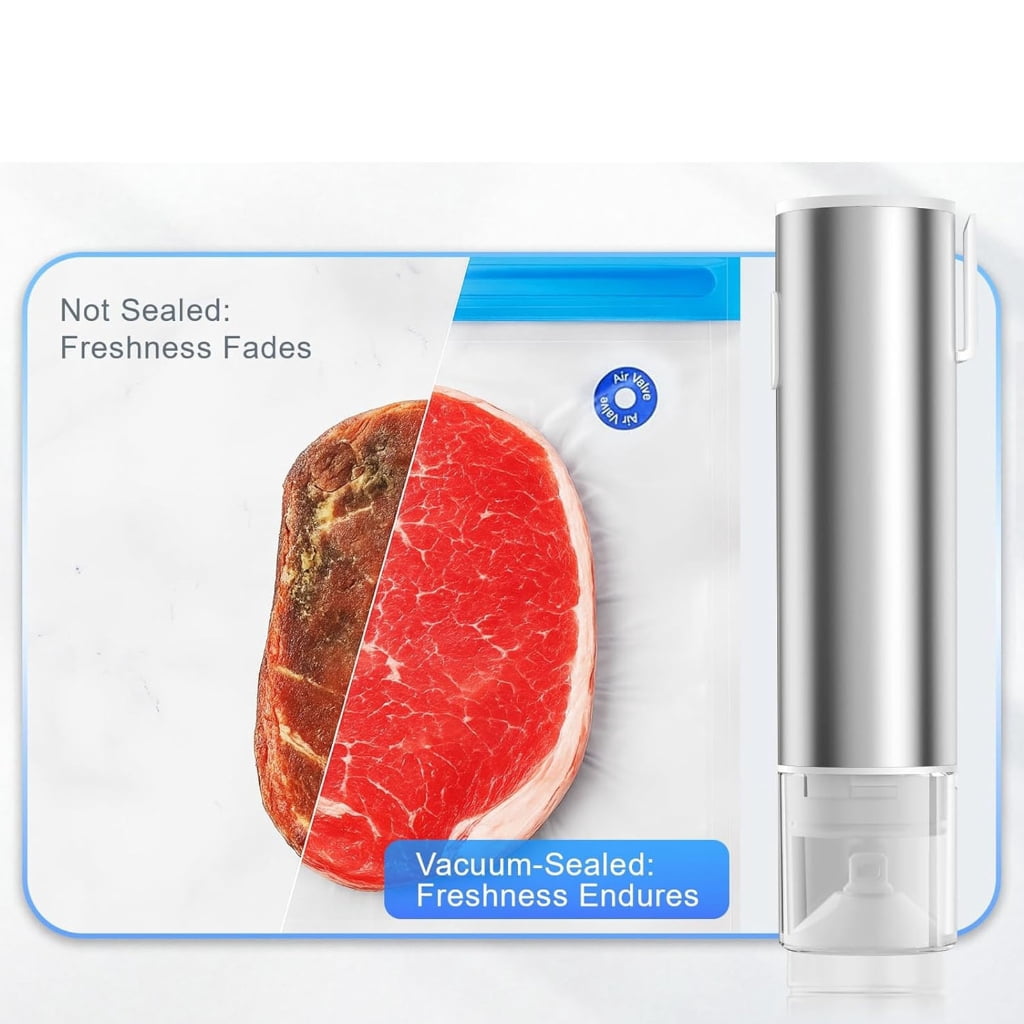 Convenient Jar Sealer and Accessories Food Saver Vacuum Sealer Vacuum Sealer Set Kitchen Tool for Food Preservation