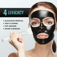 thumbnail image 6 of Mooyam Blackhead Remover Mask Kit, Charcoal Peel-off Facial Mask with Brush and Pimple Extractors, Deep Cleansing for Face Nose Blackhead Pores, For All Skin Types 4.23 fl oz, 6 of 13