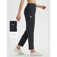 thumbnail image 3 of Pantalones de golf BALEAF para mujer, elásticos y ligeros, UPF 50+, color negro L, 3 of 7