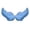 G, variant on Multicolor Carnival Angel Feather Floating Wings Mardi Gras Feather Fairy Wings with Elastic Straps Masquerade Party Supply Photo Props for Gifts Favors Birthday Wedding(A,25.59x13.77 Inch)