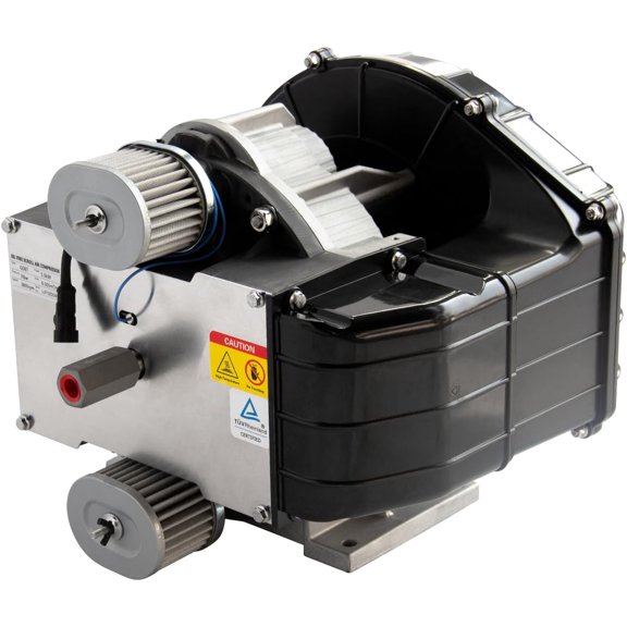HPDAVV High-Efficiency 5.5KW/7.5HP Oil-Free Scroll Air Compressor Pump Head Replacement Belt Driven, 21cfm Flow, 125psi Pressure - G06T