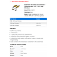 thumbnail image 2 of Auto Trans Oil Cooler Line Connector - Compatible with 1987 - 2001 Jeep Cherokee 1988 1989 1990 1991 1992 1993 1994 1995 1996 1997 1998 1999 2000, 2 of 2
