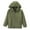 Army Green, variant on Vividxx Girl's Winter Coat Jacket Children Boys Girls Winter Windproof Solid Color Zipper Hooded Coat Jacket Kids Warm Outerwear Jacket Toddler Boys Girls Clothes 3-4 Years