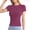 Hot Pink, variant on Women's Tee Shirts Women's Fashion T Shirt Slim Fit Short Sleeve Round Neck Top For Casual Yoga Workout Daily Wear Comfortable Stretch Tee With Line Design With Jeans Skirts,Pink