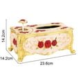 thumbnail image 6 of Visland Napkin Box&nbsp;Dust-proof&nbsp;Refillable&nbsp;Wide Mouth&nbsp;European Style Hotel Tissue Container&nbsp;Office Supplies&nbsp;, 6 of 8