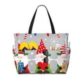thumbnail image 1 of Disketp Merry Christmas Gnome1 Bolsa de Playa de Gran Capacidad, Bolso Impermeable y a Prueba de Arena para Mujer, Ideal para Playa, Piscina y Natación, 1 of 7