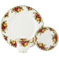 thumbnail image 2 of Royal Doulton Royal Albert Old Country Roses 12-Piece Dinnerware Set, Multi, 2 of 4