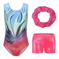 thumbnail image 6 of Girls Gymnastics Leotards with Shorts Kids Toddler Tumbling Outfits Sleeveless Sparkle Ballet Dance Activewear Leotard Biketards 5-14 Years, 6 of 9