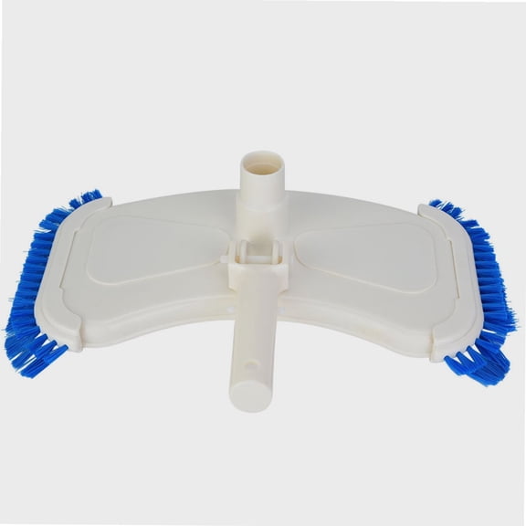 Swimming Pool Suction Vacuum Head with Side Brush Cleaner Universal Rotatable Hose Adapter Above Ground Cleaning Tool