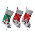 thumbnail image 3 of Green Santa Claus Medias navideñas, decoración navideña grande, medias de gnomo sueco de felpa 3d de 18 "para decoración de vacaciones en el hogar, 3 of 5