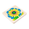 thumbnail image 3 of Rompecabezas infantil de madera sobre el ciclo de la vida, multicapa, juguete educativo. Girasol, 3 of 9
