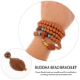 thumbnail image 4 of EeaseMX Collar de 108 cuentas de Rudraksha, pulsera de cuentas de oración budista para mujeres y hombres (color aleatorio), 4 of 8