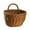 Brown, variant on fsxdhpcsgfc Imitation Vine Weaving Kitchen Garlic Storage Retro Wall Hanging Portable Small Flower Kitchen Utensil Hanging Dough Roller Attachment Dough Container Cookie Sheet Nonstick Liner Microwave