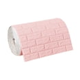 thumbnail image 4 of Paneles de Pared de Espuma XPE, Revestimiento de Paredes, Decoración, Papel Pintado Impermeable, Adhesivos de Pared Tipo Ladrillo para Baños, Habitaci rosa, 4 of 8