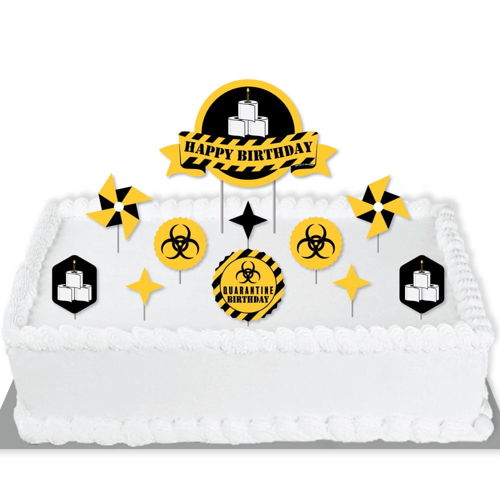 Quarantine Anniversary Cake Topper Happy Quarantine Anniversary Quarantine Wedding Anniversary