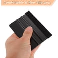 thumbnail image 4 of HARFINGTON 5pcs Vinyl Squeegee, Felt Edge Wrap Decal Squeegee Tool, 4-Inch Car Vinyl Film Scraper for Car Wrap, Sign Making, Window, Black, Rectangle, 4 of 7