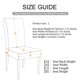 thumbnail image 5 of Dining Room Set of 1 Decorative Jacquard Dining Room Chair Covers Washable Kitchen Chair Slip Covers for Dining Room, Hotel, Party （black), 5 of 5