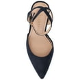 thumbnail image 4 of Journee Womens Tyyra Buckle High Block Heel Pointed Toe Pumps, Widths Available, 4 of 9