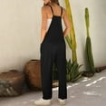 thumbnail image 5 of Babysbule Long Pants for Women Ladies Summer European And American Sling Pocket Casual Jumpsuit, 5 of 7