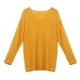 thumbnail image 3 of Pntutb Mujeres Moda Cuello en V Suelto Jersey Color sólido Mangas largas Suéter tops Pntutb Pntutb-560, 3 of 8