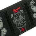 thumbnail image 4 of Wrangler Wristlet Wallet for Women, Vegan Leather Checkbook Wallet, RFID Paisley Designer Woman Wallet, Black, 4 of 7