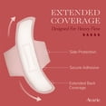 thumbnail image 3 of Avarie Heavy Flow Pads, Overnight & Day Protection, Secure Coverage, 15 Count, 3 of 6