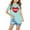 Blue, variant on Lisbinx Cute Shirts for Girls Loose Fit Graphic Tops Crew Neck Short Sleeve T Shirts for Teen Girls Todays