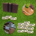 thumbnail image 5 of Varios Domino doble 28 fichas en caja de polipiel, juegos de mesa clásicos para niños y adultos, 5 of 5
