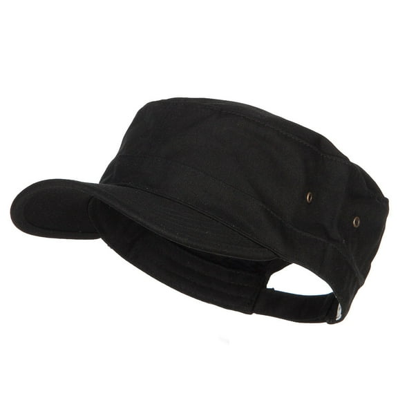 Big Size Trendy Army Style Cap - Black XL-3XL