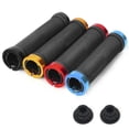 thumbnail image 4 of Puños de manillar de ciclismo de carretera negros, puños de goma antideslizantes para bicicleta, candado para bicicleta de montaña, Ha, 4 of 5