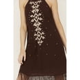 thumbnail image 3 of Shyanne Women's Embroidered Fringe Midi Dress - SWSU24D92-DKBN Medium  US, 3 of 4