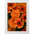 thumbnail image 3 of Maureen Love 13x18 White Modern Wood Framed Wall Art Titled - Summer Bouquet III, 3 of 5