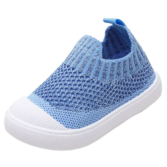 XXWXYD Boots Toddler Children's Cotton Slippers Winter Boys Girls Home Indoor Cute Padded Wool Slippers Baby Baby Cotton Shoes for Simple Casual Non Slip Breathable Shoe(9-12Months,Blue)