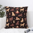 thumbnail image 4 of Honeii Labrador Retriever Dog Print Throw Pillow, Square Decorative Pillow Forms Soft Fluffy Plump Pillow Decorative Pillow Inserts,Couch Pillows-12"x12", 4 of 7