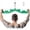 Green, variant on Lat Pull Down Bar Black 6 Handles Neutral Grip Pulldown Attachment Home Gym Cable