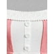 thumbnail image 3 of Tank Top de Encaje de Alto con Escote Pico de Color Bloque Rosegal  Camisetas sin mangas de talla grande, 3 of 5