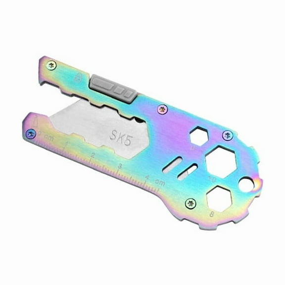 Multifunctional utility knife outdoor stainless steel portable knife cutting peel knife paper cutting wallpaper blade