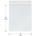 thumbnail image 2 of Plymor 5" x 6" (Pack of 200), 2 Mil Zipper Reclosable Plastic Bags, 2 of 3