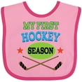 thumbnail image 3 of Inktastic My First Hockey Season Boys or Girls Baby Bib, 3 of 4