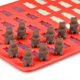 thumbnail image 2 of 50 Holes Bear Mold Silicone Candy Mold Chocolate Mold Fun Gummy Mold with Dropper (Red), 2 of 3