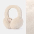 thumbnail image 2 of Mdesiwst Women Earmuffs Winter Imitation Rabbit Fur Earmuffs Girls Cute Solid Color Warm Earmuffs Outdoor Ear Warmer Foldable Soft Furry Ear Covers Foldable, 2 of 8