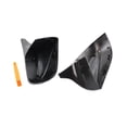 thumbnail image 2 of Carbon Fiber Pattern Rearview Mirror Cover Cap for Tesla Model 3 (2017-2020) - Black ABS Replacement Side Mirror Housing Shell, Part GZ.FK047GL/R (TW) - 27x20x15cm Package, 527g Weight, 2 of 7