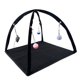 thumbnail image 5 of Tienda plegable para gatitos, alfombra lavable para mascotas, ayuda a los gatos a hacer ejercicio, estera de juego, centro de actividades para gatos, Negro, 5 of 10