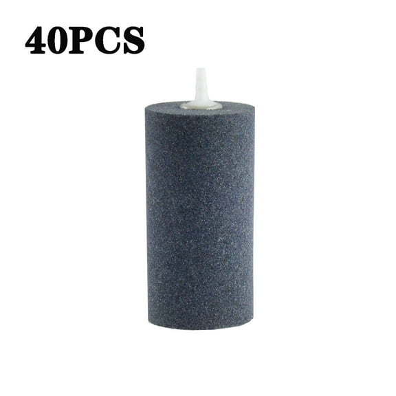 Aquaneat 40PCS Aquarium 4"x2" Cylinder Air Stone Fish Tank Aerator Diffuser Hydroponics