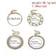 thumbnail image 5 of Conjunto de delicadas pulseras de cadena boho doradas y plateadas para mujer, ajustables, de moda, con cuentas, gruesas, planas, de estilo punk, joyería para mujeres y niñas, regalo., 5 of 5