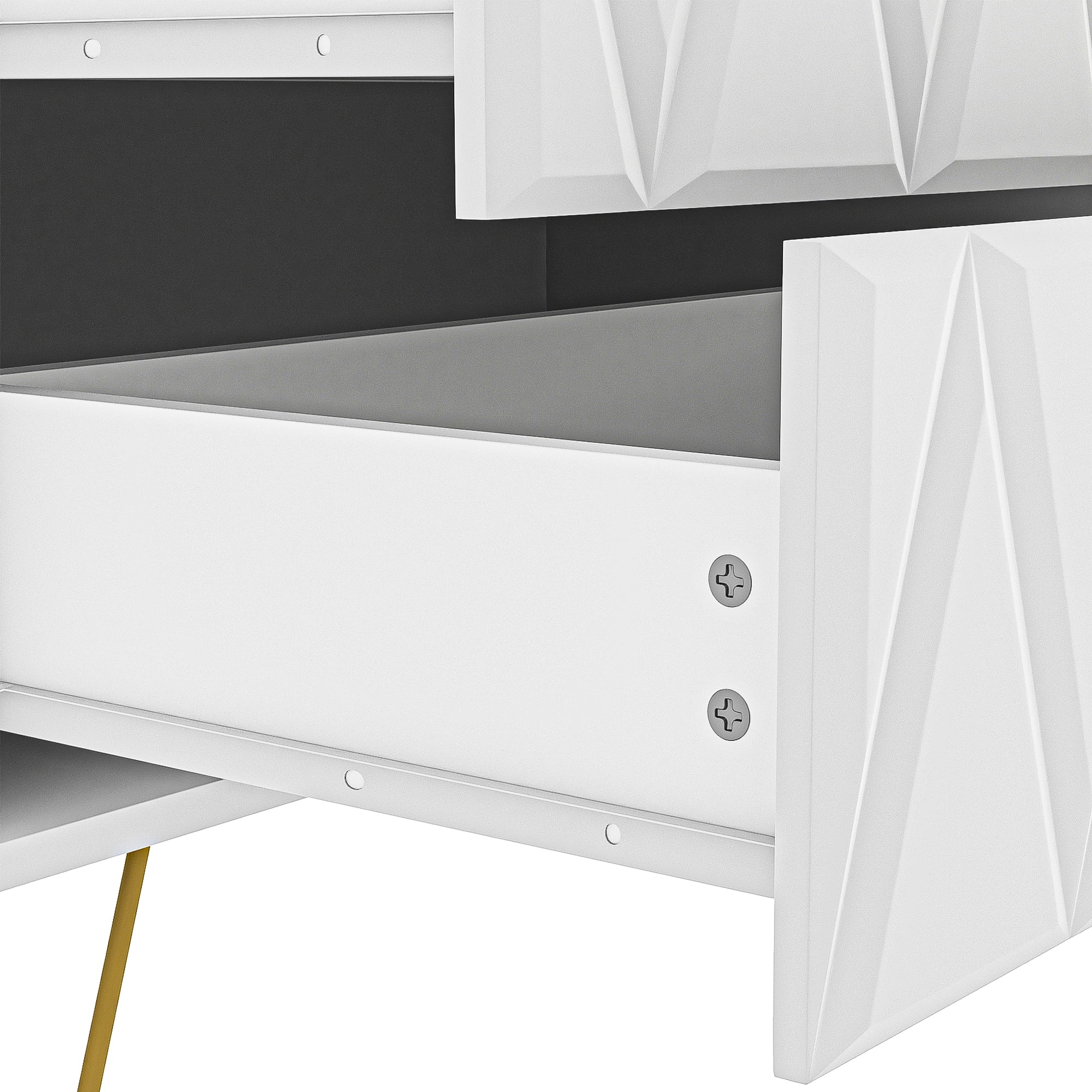 Kadyn Chest of Drawers, 6 Drawer Dresser for Bedroom, White Nursery Dresser Kadyn Chest of Drawers, 6 Drawer Dresser for Bedroom, White Nursery Dresser
