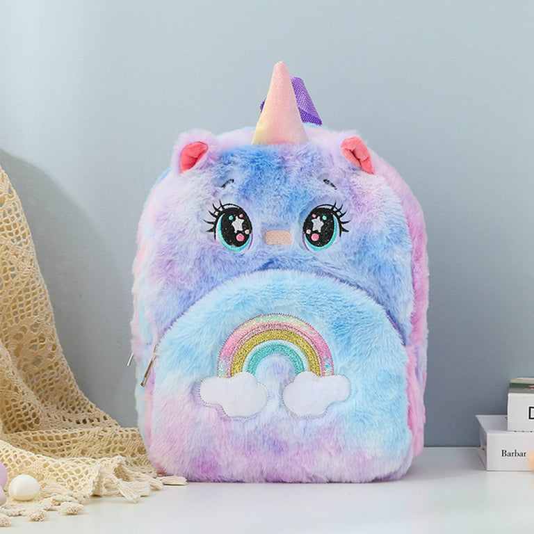 Fluffy Unicorn Backpack – Kawaiies