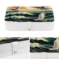 thumbnail image 4 of Seagull Portable PU Leather Jewelry Organizer Box with Removable Compartment, 4 of 6