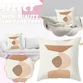 thumbnail image 2 of adviicd Pillowcase Modern Pillowcase Decorative Outdoor Linen Square Pillowcase For Sofa Sofa Beds And Cars 18x18 Inches (45 X 45 Cm), 2 of 5