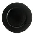 thumbnail image 1 of Holiday Time 13IN Plastic Round Charger Plates in Matte Black color, 1 of 3